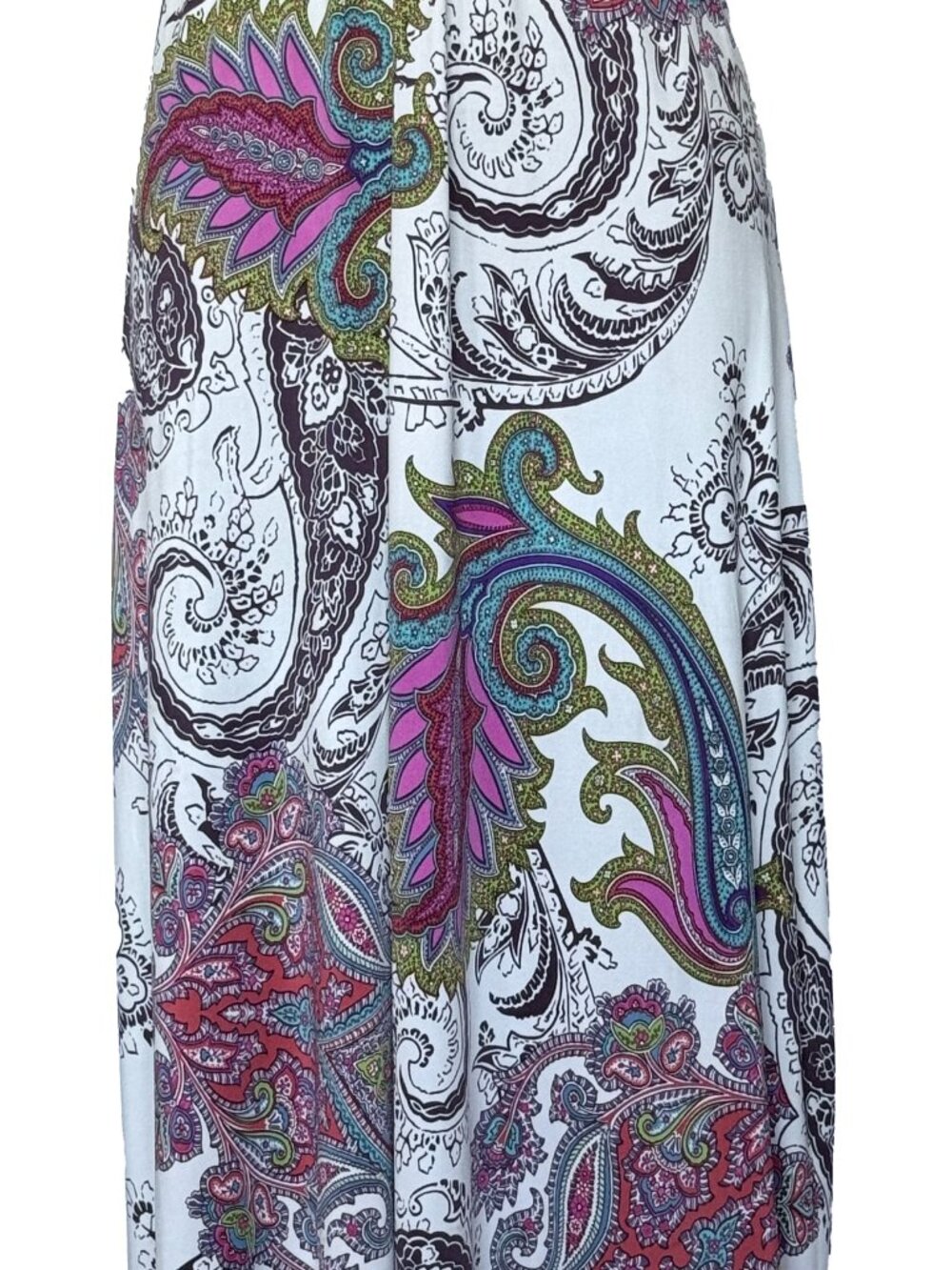 🌈 Veronica M Vibrant Paisley Halter Maxi Dress 🌈 - Picture 5 of 9